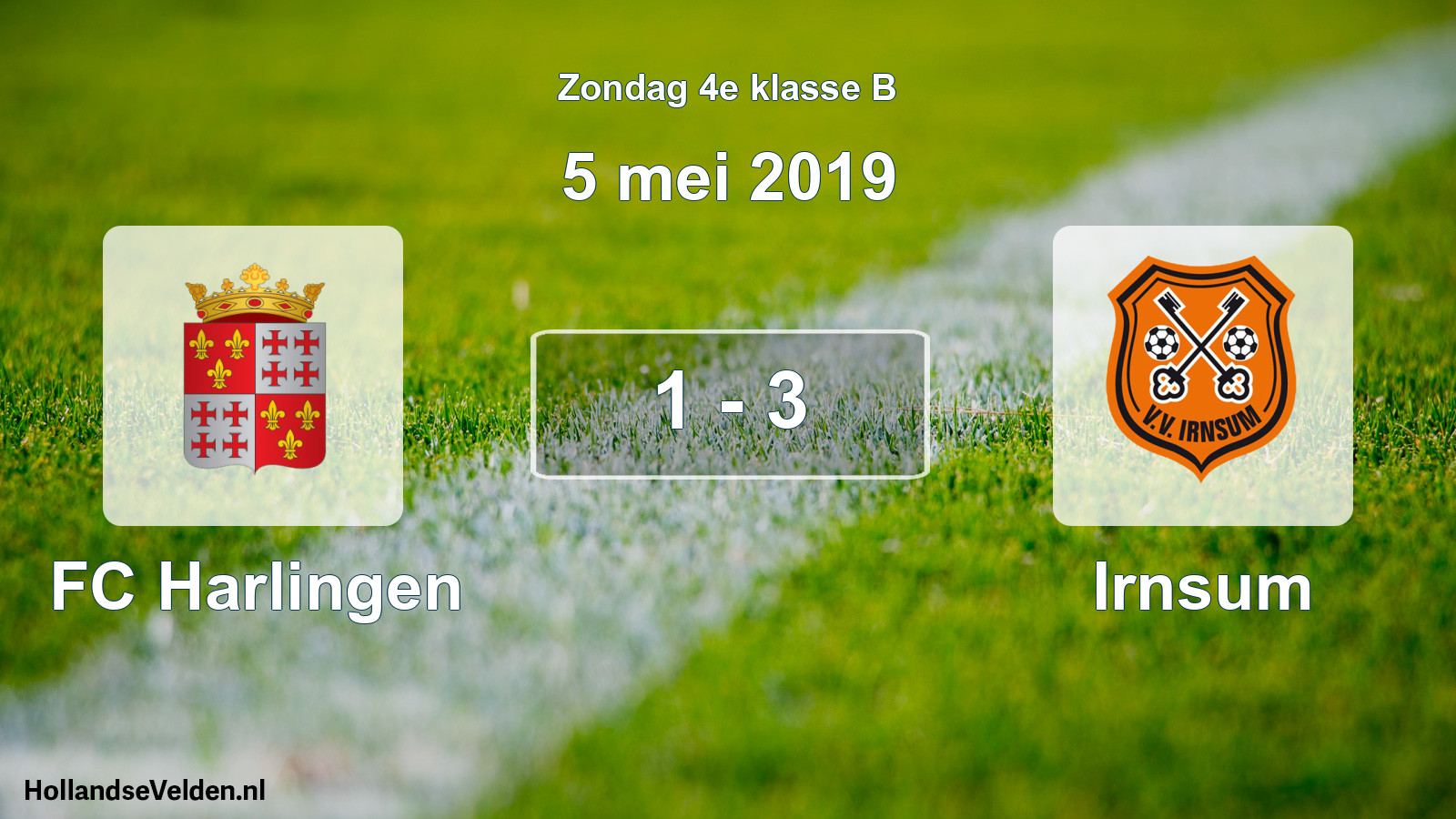 Total number of matches played: FC Harlingen - Irnsum 1 - 3 (5 May 2019)