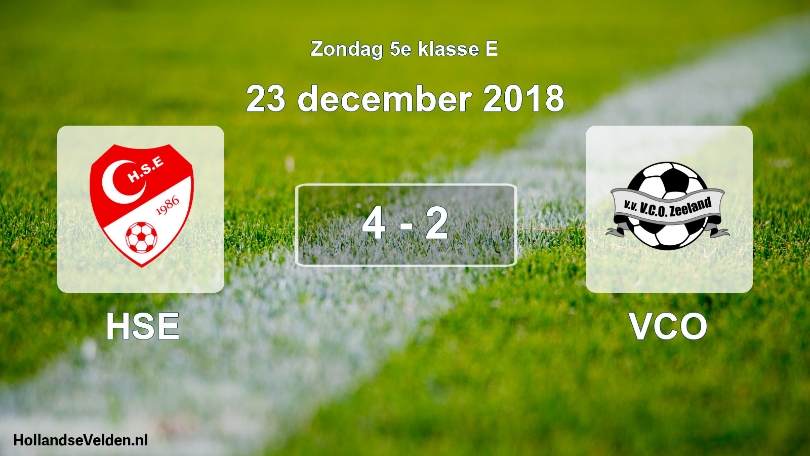 Total number of matches played: HSE - VCO 4 - 2 (23 December 2018)