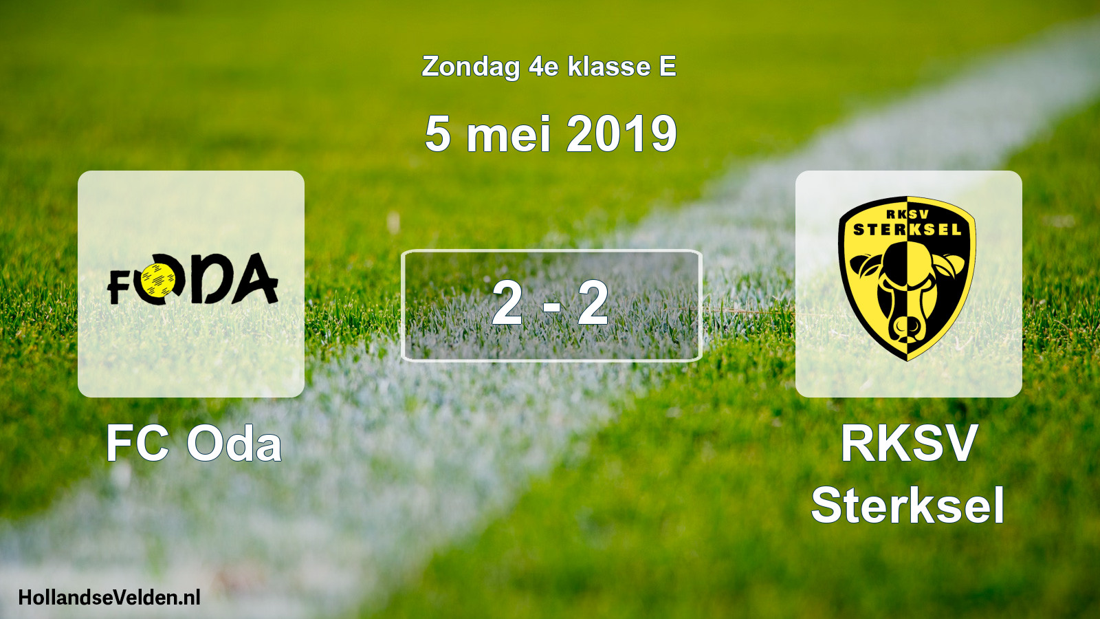 Total number of matches played: FC Oda - RKSV Sterksel 2 - 2 (5 May 2019)