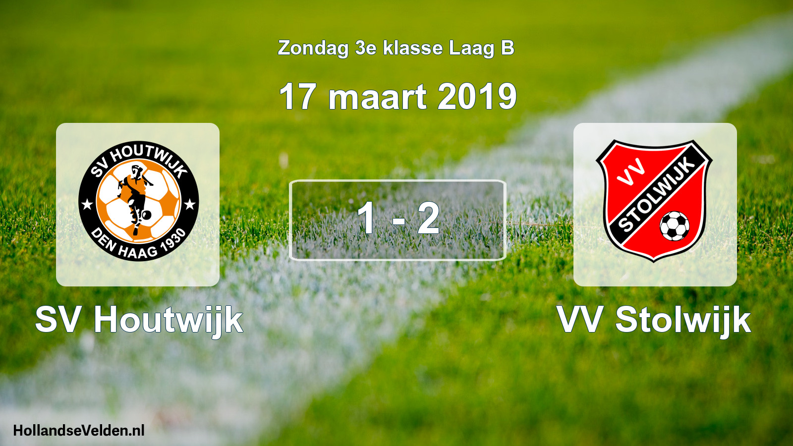 Total number of matches played: SV Houtwijk - VV Stolwijk 1 - 2 (17 March 2019)