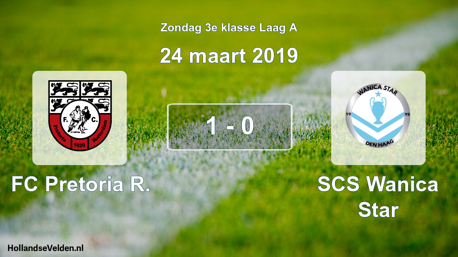 Total number of matches played: FC Pretoria R. - SCS Wanica Star 1 - 0 (24 March 2019)