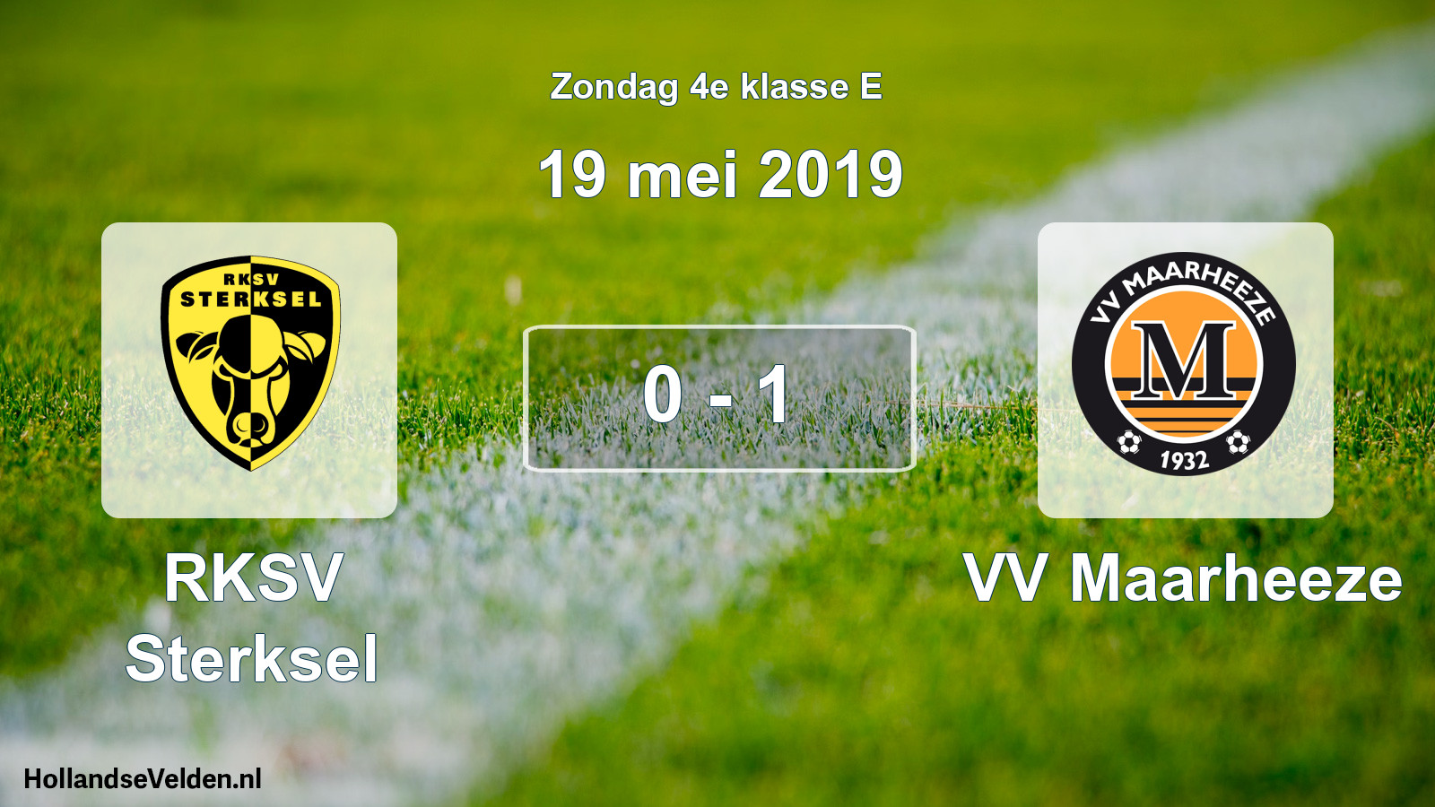 Total number of matches played: RKSV Sterksel - VV Maarheeze 0 - 1 (19 May 2019)
