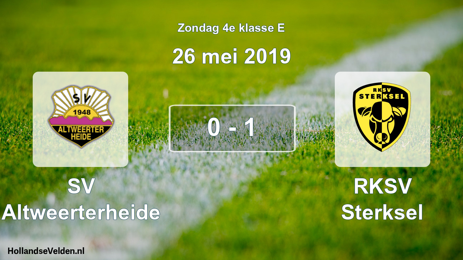 Total number of matches played: SV Altweerterheide - RKSV Sterksel 0 - 1 (26 May 2019)