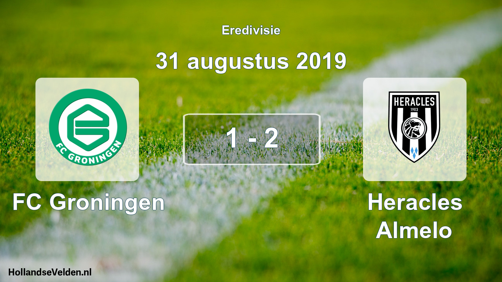 Total number of matches played: FC Groningen - Heracles Almelo 1 - 2 (31 August 2019)