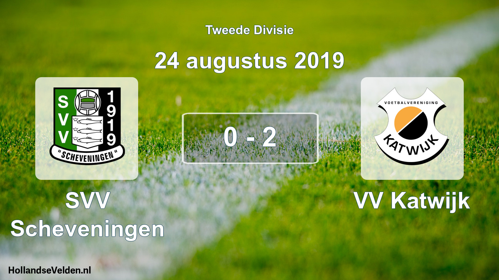 Total number of matches played: SVV Scheveningen - VV Katwijk 0 - 2 (24 August 2019)