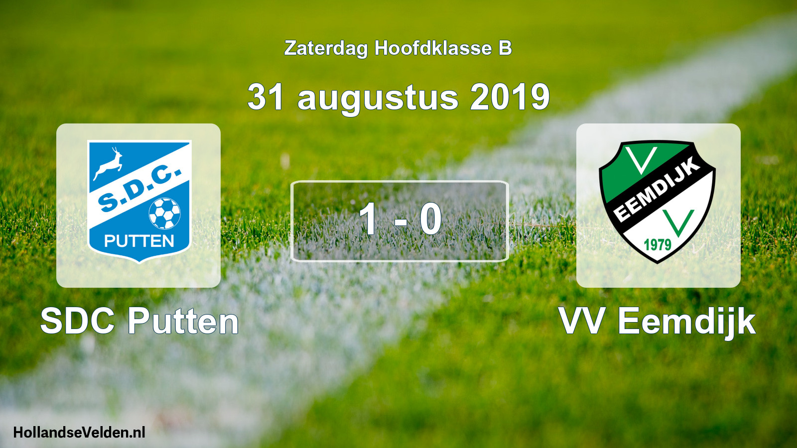 Total number of matches played: SDC Putten - VV Eemdijk 1 - 0 (31 August 2019)