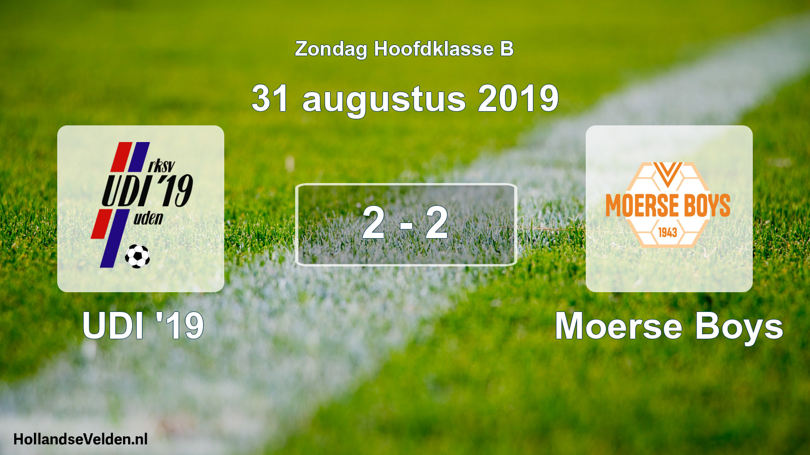 Total number of matches played: UDI '19 - Moerse Boys 2 - 2 (31 August 2019)