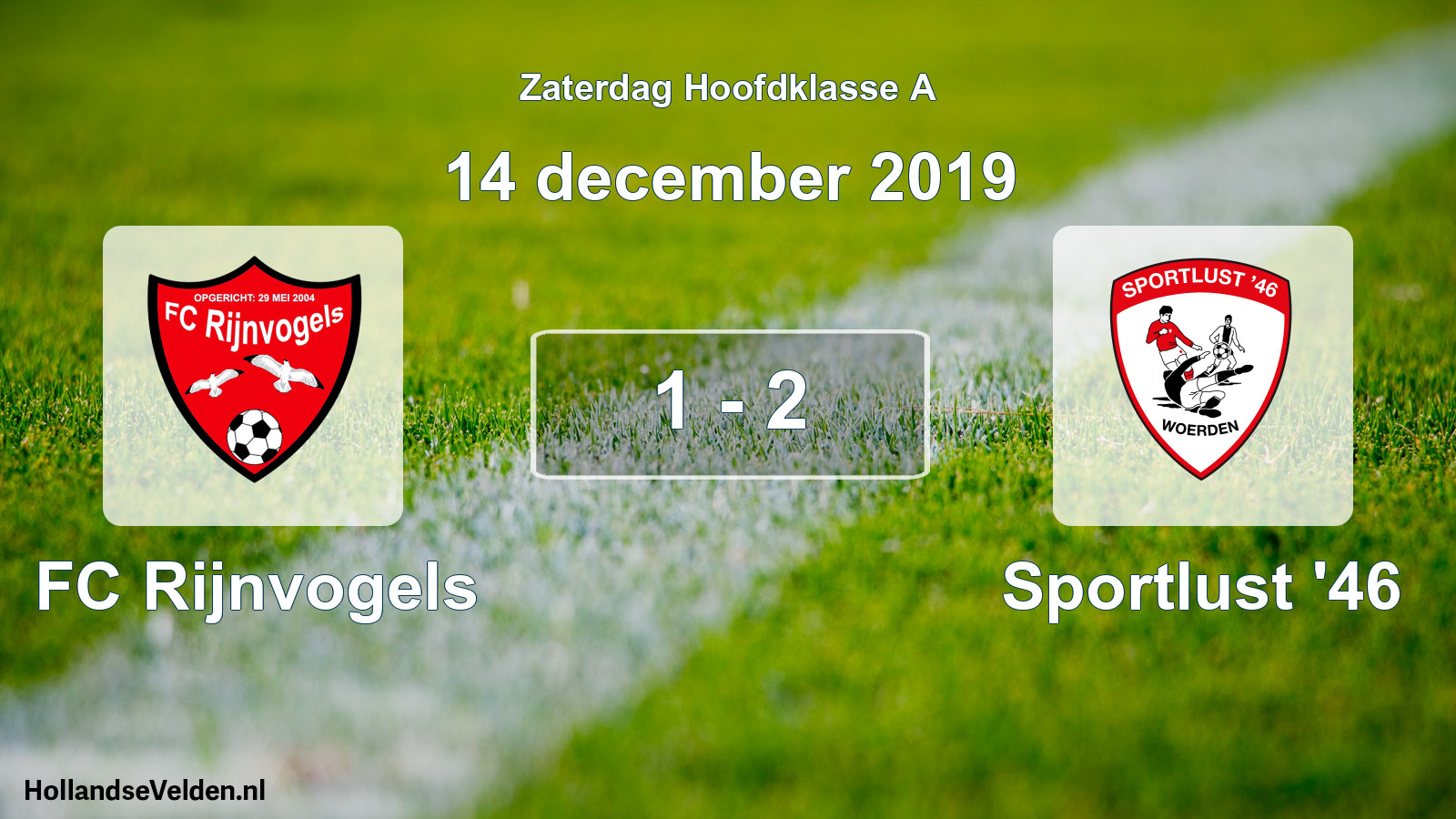 Total number of matches played: FC Rijnvogels - Sportlust '46 1 - 2 (14 December 2019)