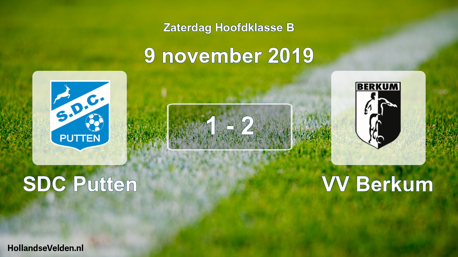 Total number of matches played: SDC Putten - VV Berkum 1 - 2 (9 November 2019)