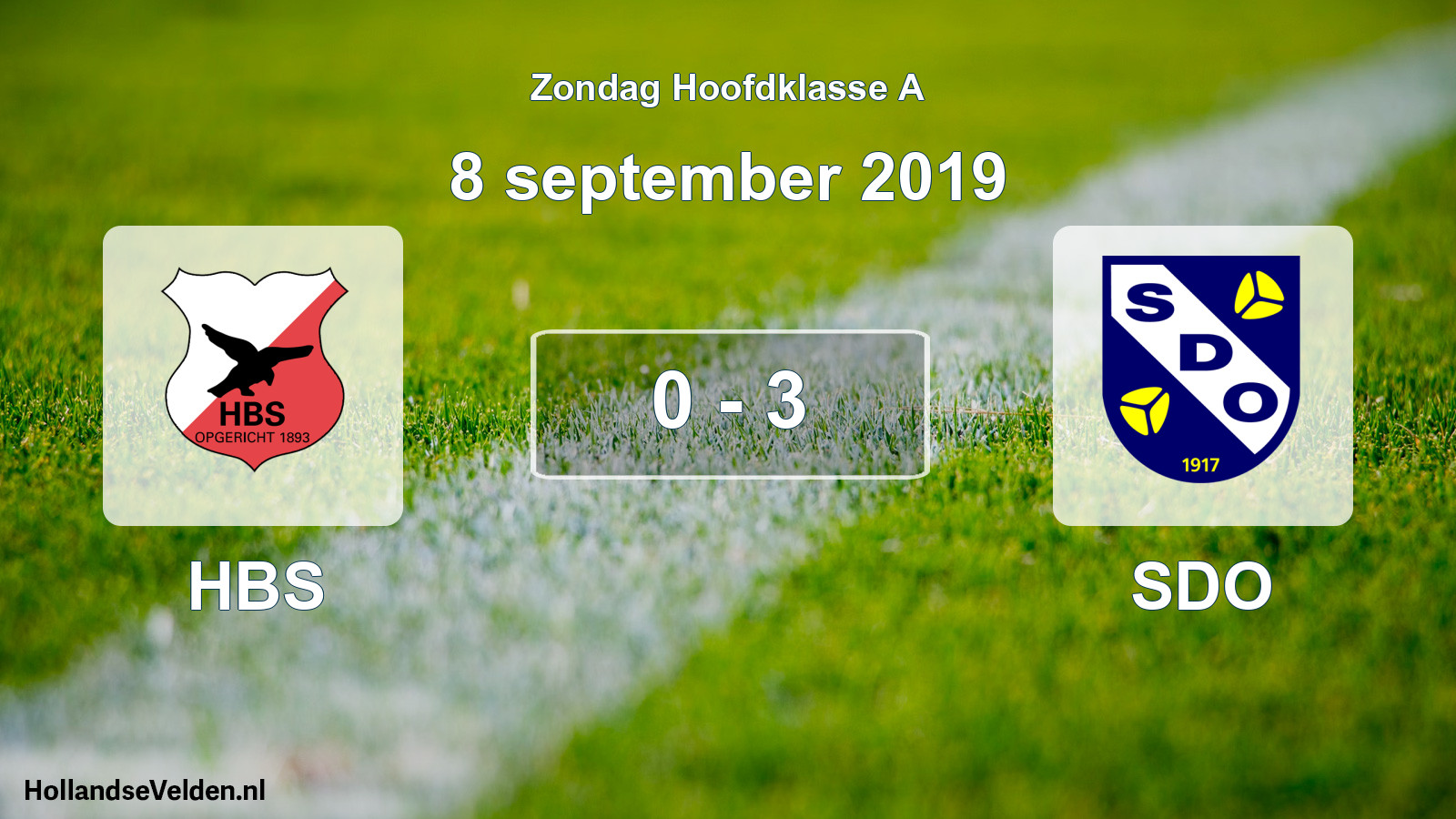 Total number of matches played: HBS - SDO 0 - 3 (8 September 2019)