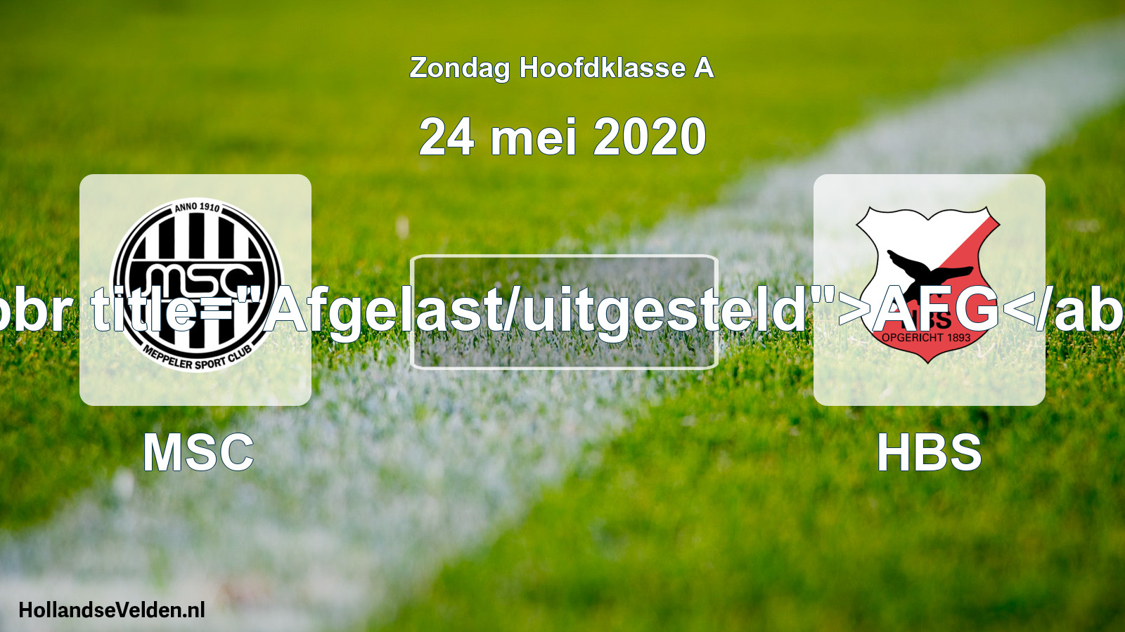 Scheduled Match: MSC - HBS (24 May 2020)