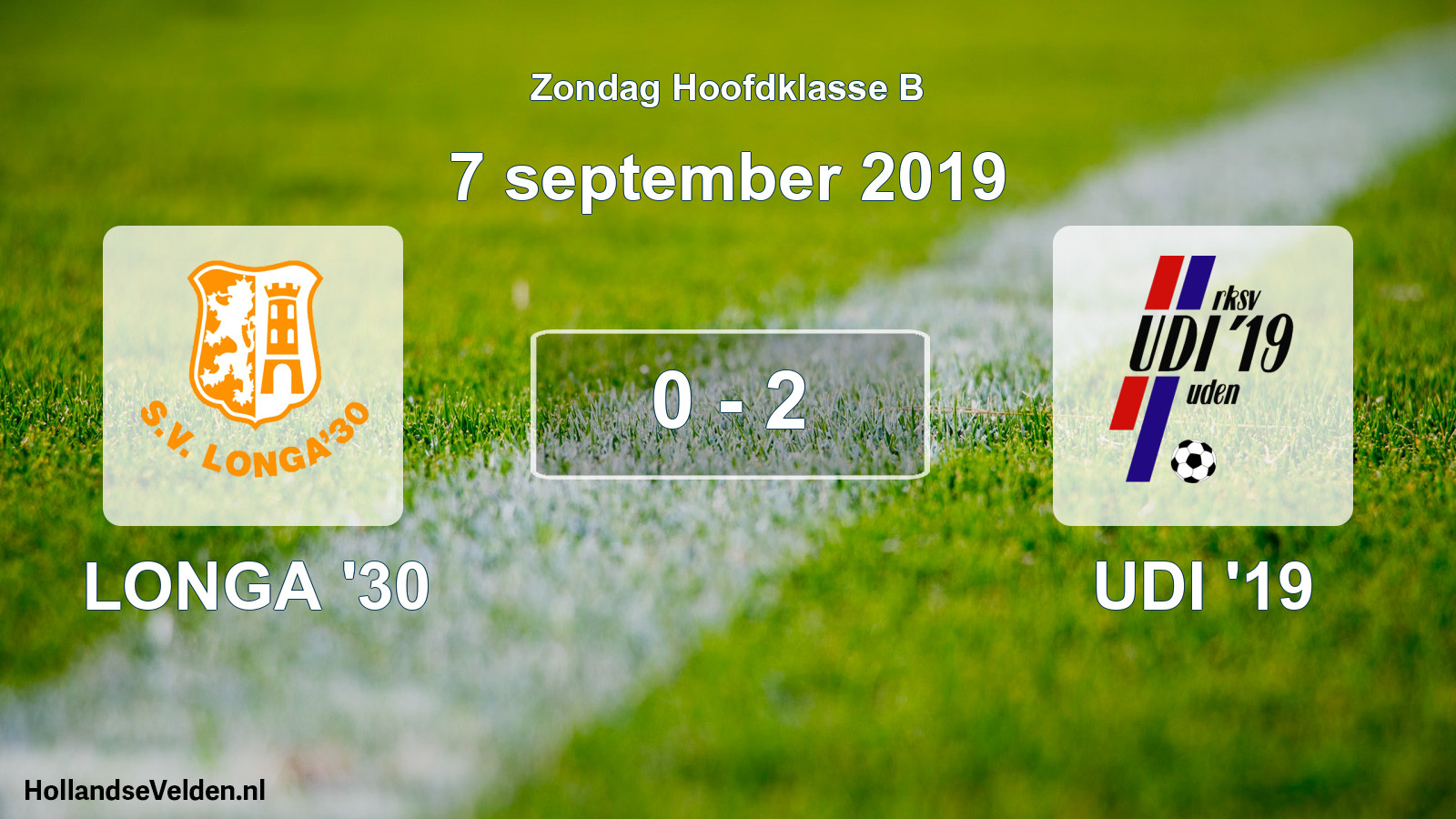 Total number of matches played: LONGA '30 - UDI '19 0 - 2 (7 September 2019)