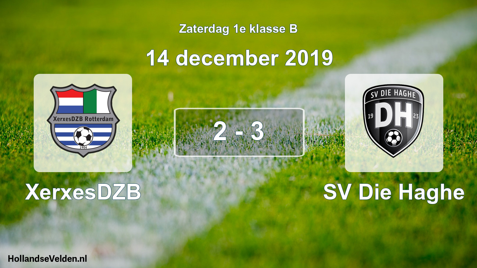 Total number of matches played: XerxesDZB - SV Die Haghe 2 - 3 (14 December 2019)