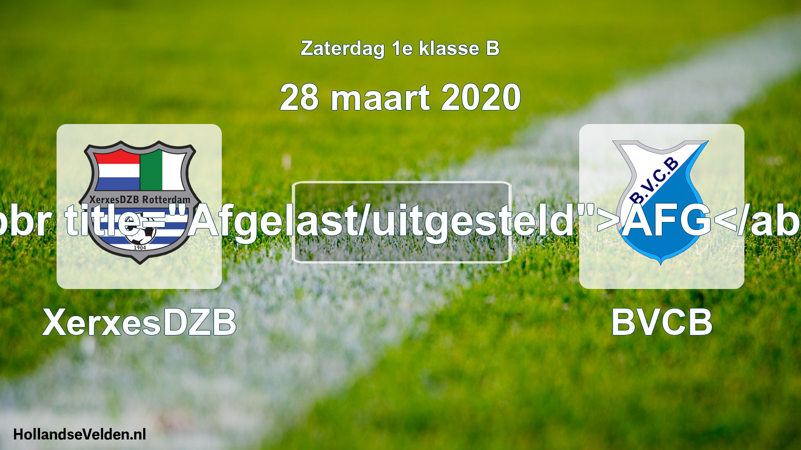 Scheduled Match: XerxesDZB - BVCB (28 March 2020)
