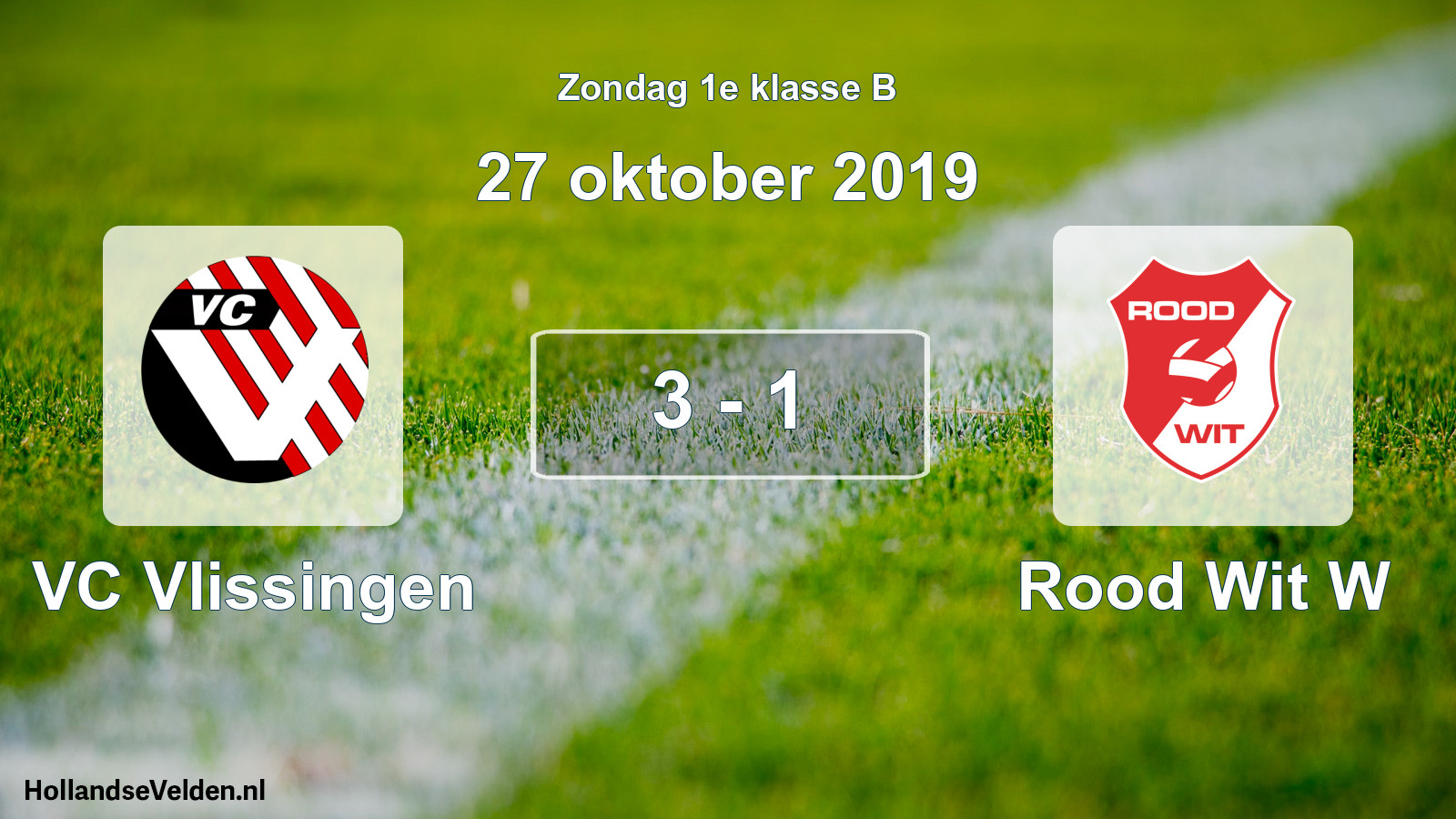 Total number of matches played: VC Vlissingen - Rood Wit W 3 - 1 (27 October 2019)