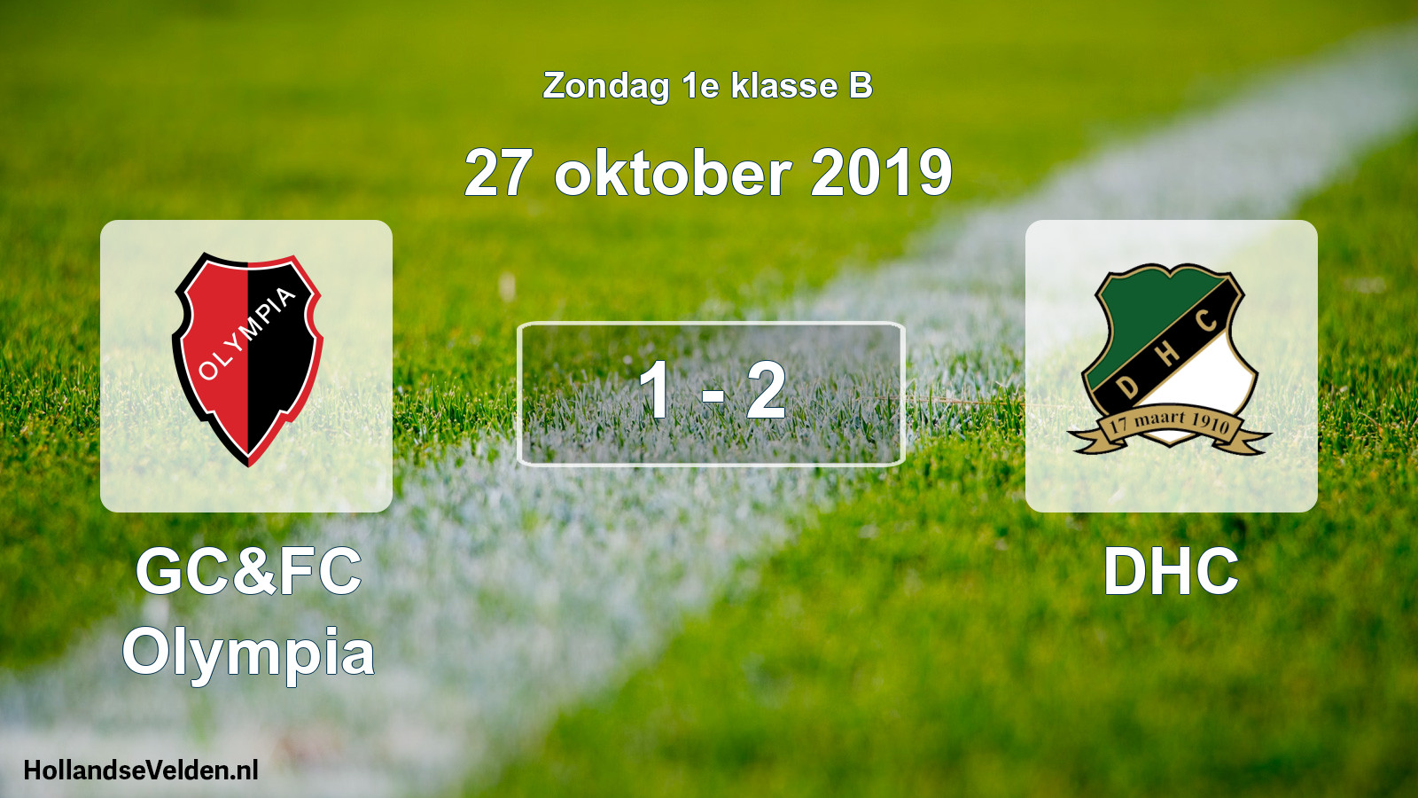 Total number of matches played: GC&FC Olympia - DHC 1 - 2 (27 October 2019)