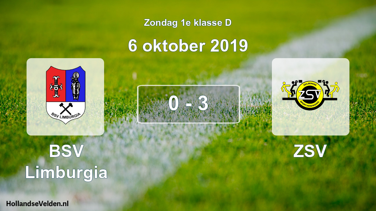 Total number of matches played: BSV Limburgia - ZSV 0 - 3 (6 October 2019)