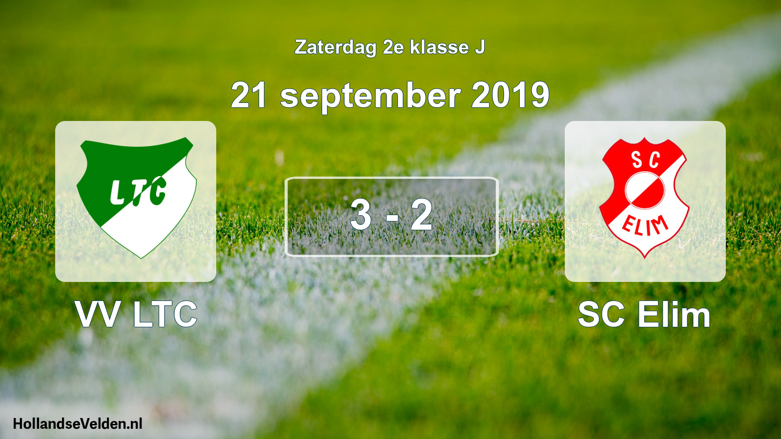 Total number of matches played: VV LTC - SC Elim 3 - 2 (21 September 2019)