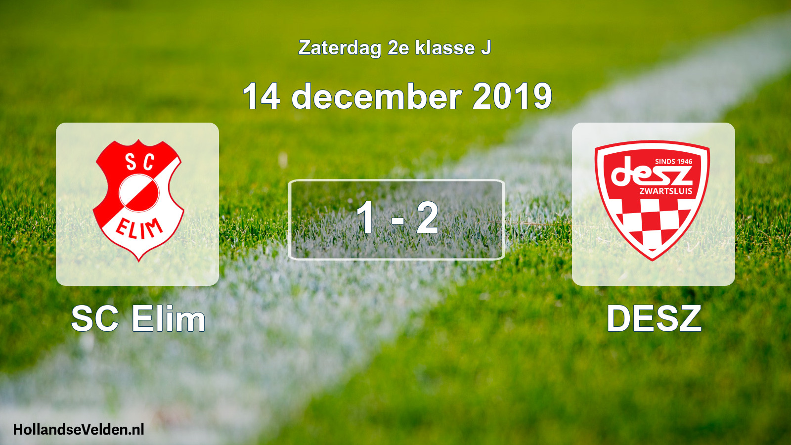 Total number of matches played: SC Elim - DESZ 1 - 2 (14 December 2019)