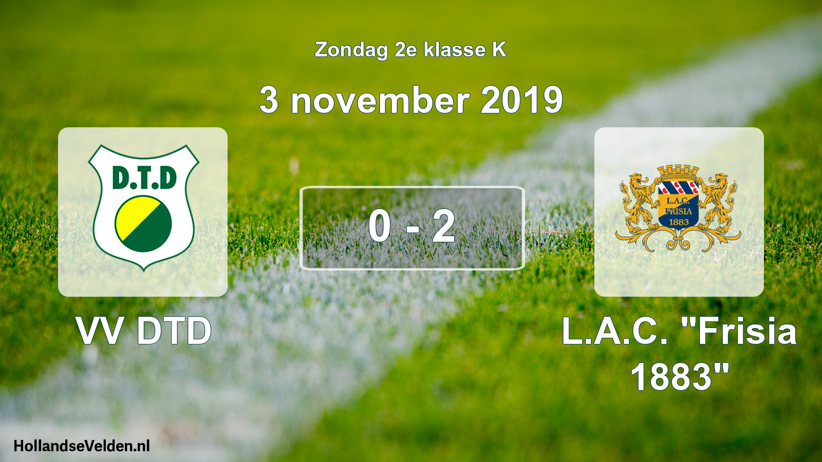 Total number of matches played: VV DTD - L.A.C. 