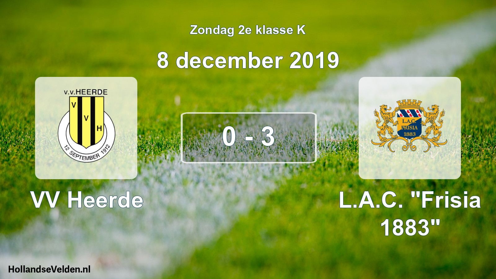 Total number of matches played: VV Heerde - L.A.C. 