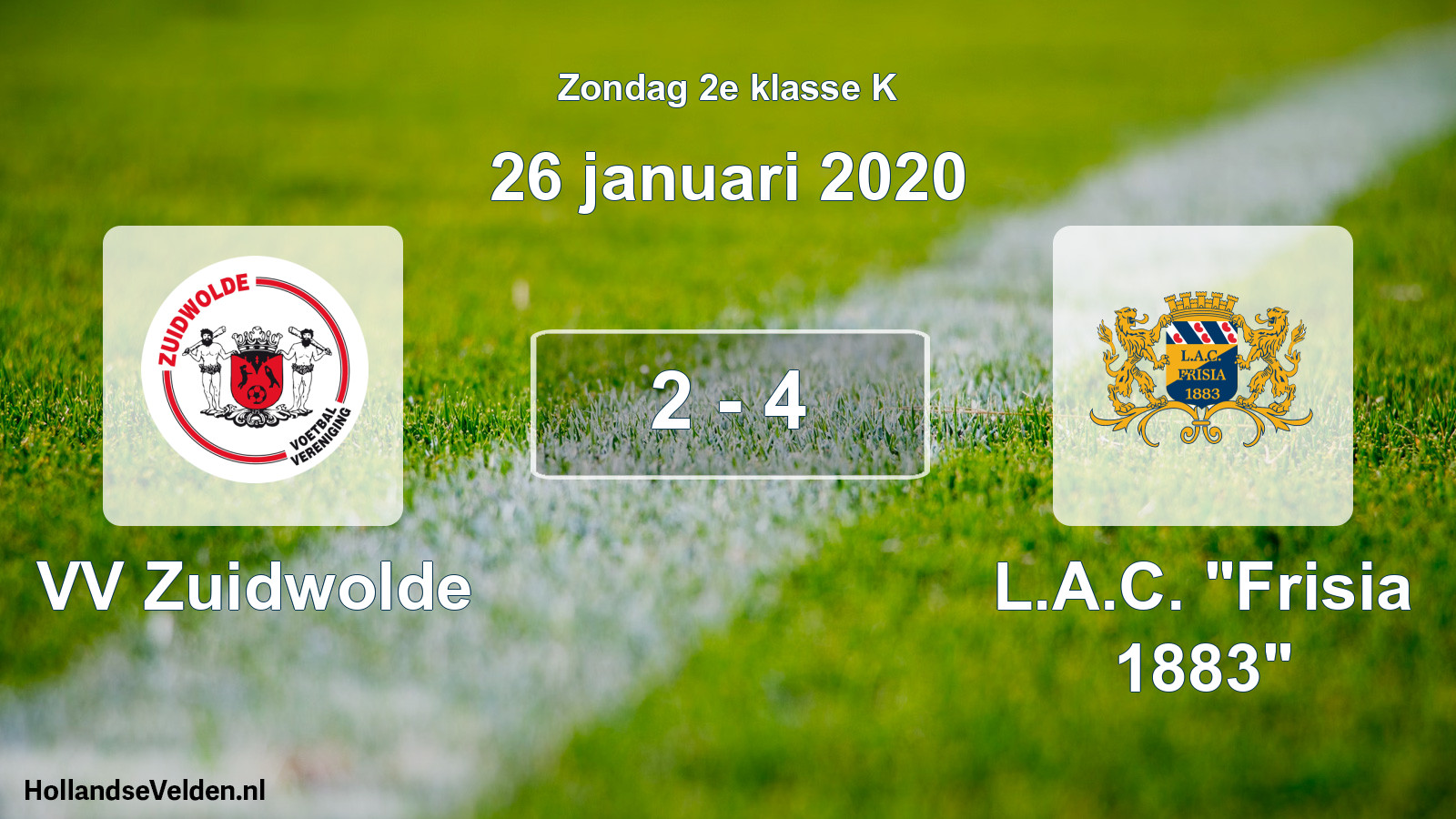 Total number of matches played: VV Zuidwolde - L.A.C. 