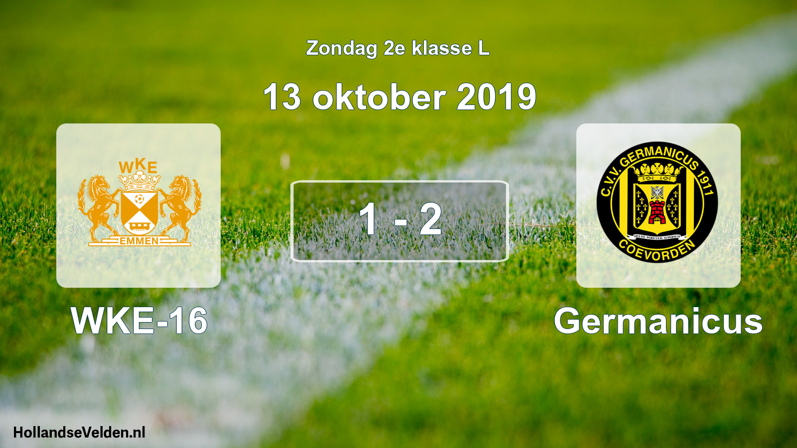 Total number of matches played: WKE-16 - Germanicus 1 - 2 (13 October 2019)