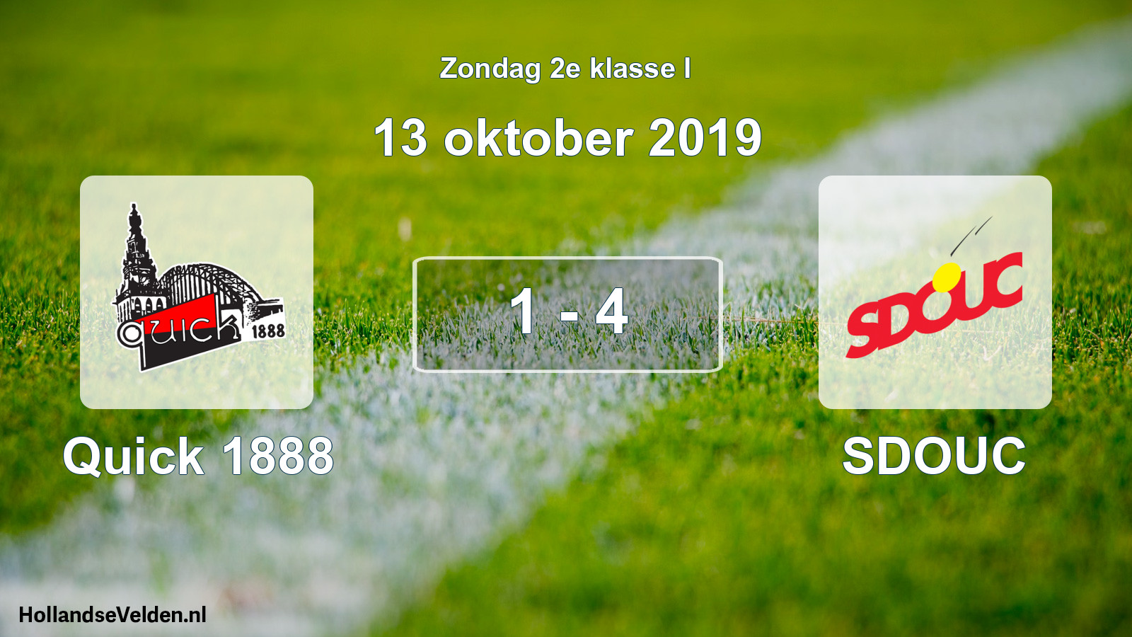Total number of matches played: Quick 1888 - SDOUC 1 - 4 (13 October 2019)