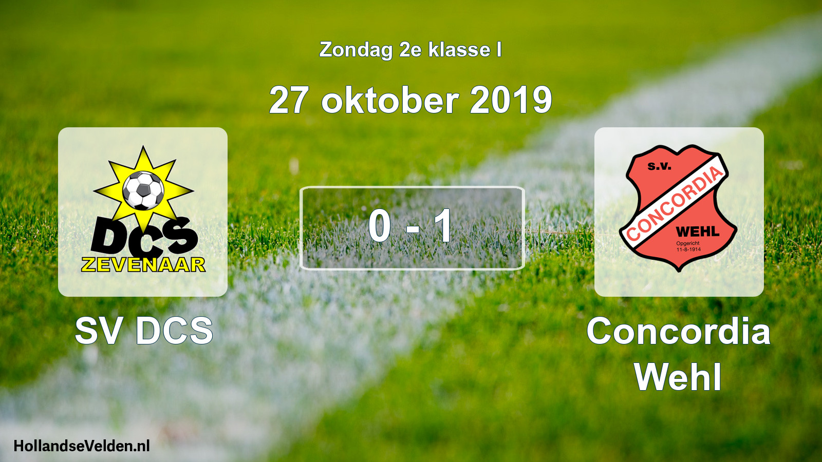 Total number of matches played: SV DCS - Concordia Wehl 0 - 1 (27 October 2019)