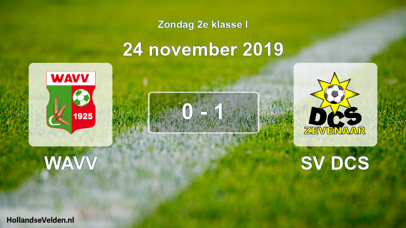 Total number of matches played: WAVV - SV DCS 0 - 1 (24 November 2019)
