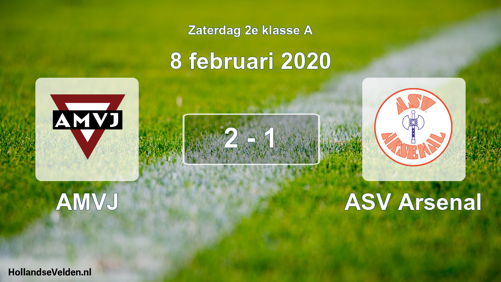 Total number of matches played: AMVJ - ASV Arsenal 2 - 1 (8 February 2020)
