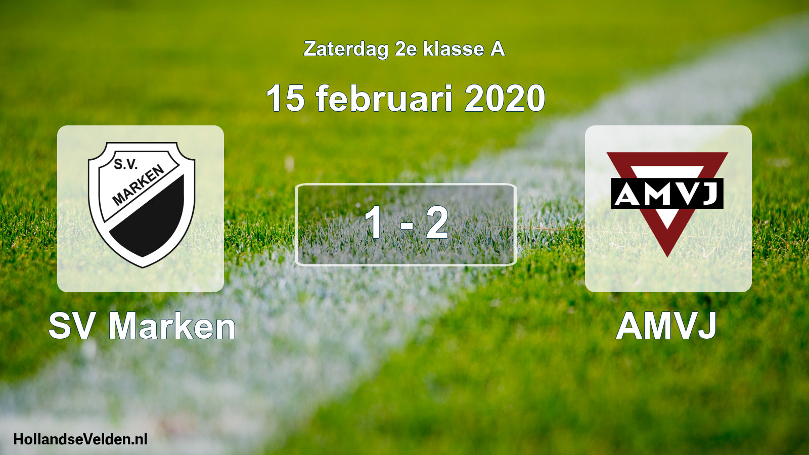 Total number of matches played: SV Marken - AMVJ 1 - 2 (15 February 2020)