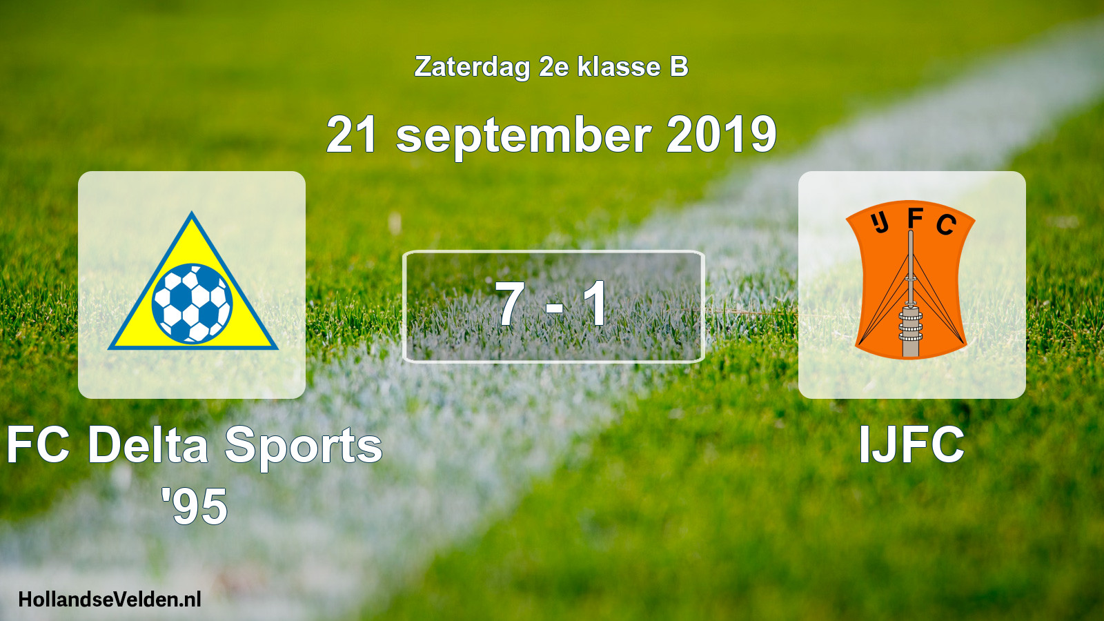 Total number of matches played: FC Delta Sports '95 - IJFC 7 - 1 (21 September 2019)