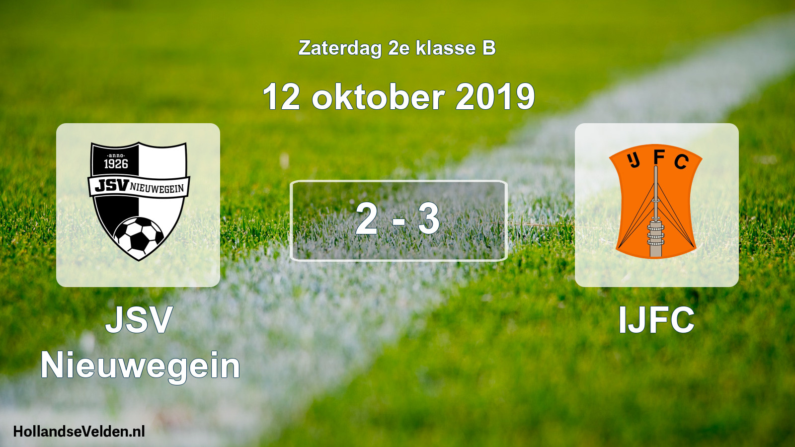 Total number of matches played: JSV Nieuwegein - IJFC 2 - 3 (12 October 2019)