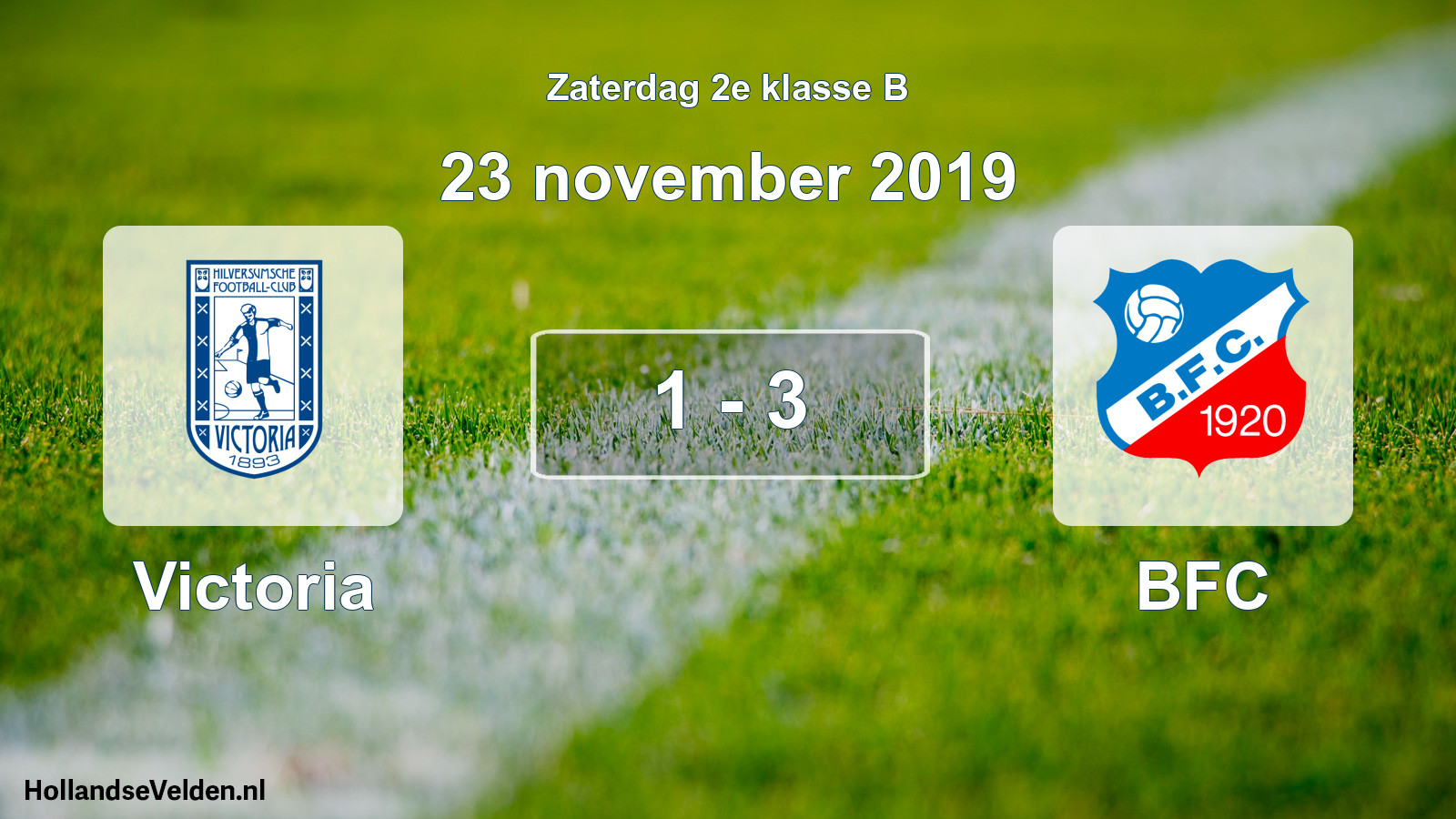 Total number of matches played: Victoria - BFC 1 - 3 (23 November 2019)