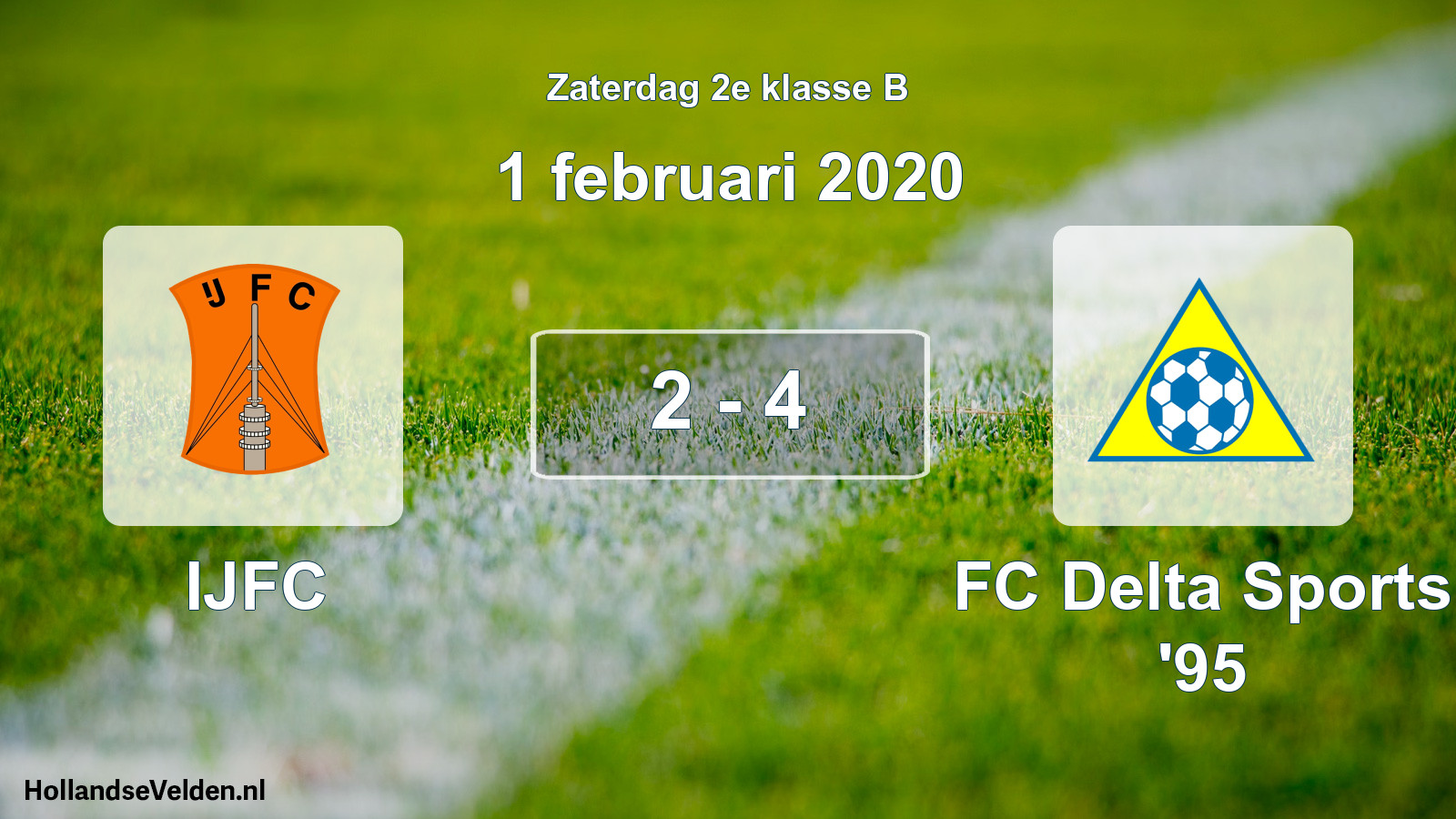 Total number of matches played: IJFC - FC Delta Sports '95 2 - 4 (1 February 2020)