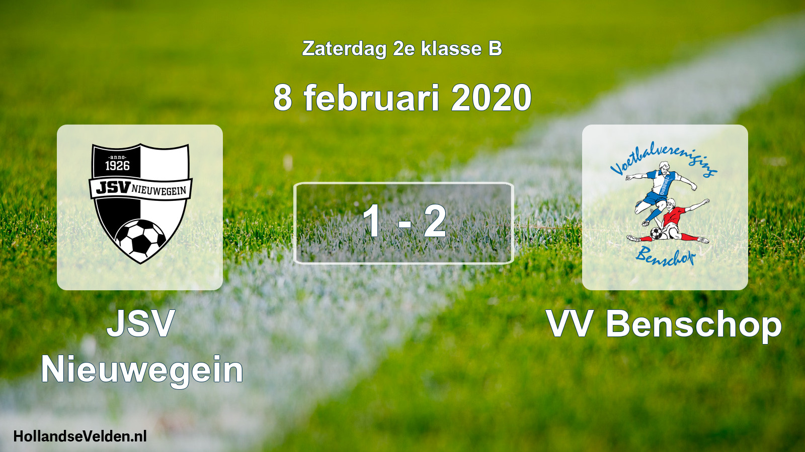 Total number of matches played: JSV Nieuwegein - VV Benschop 1 - 2 (8 February 2020)