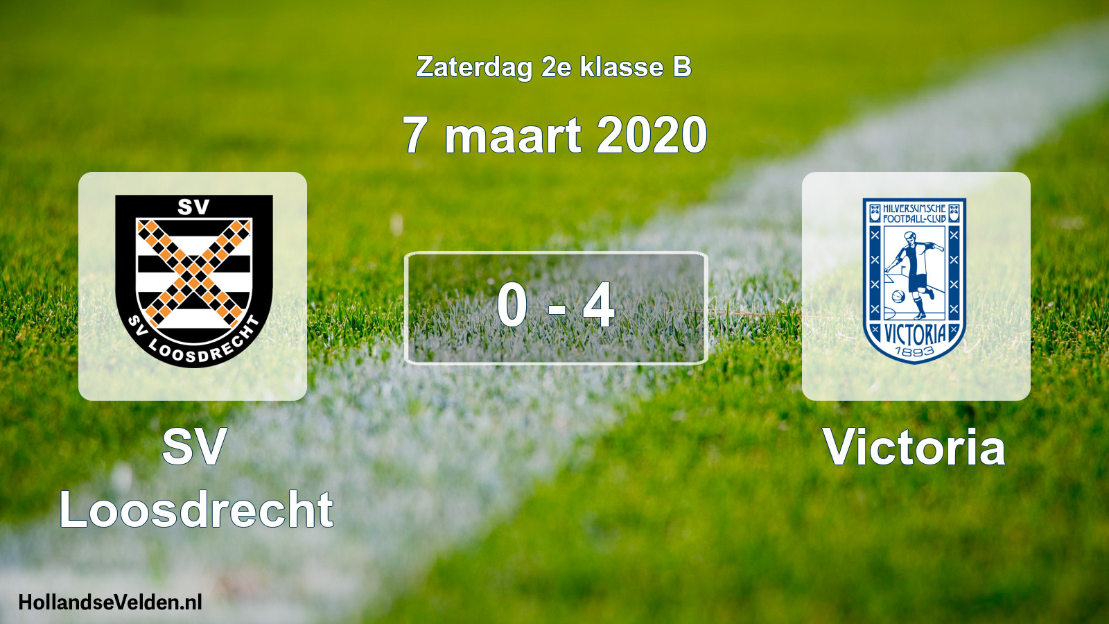 Total number of matches played: SV Loosdrecht - Victoria 0 - 4 (7 March 2020)
