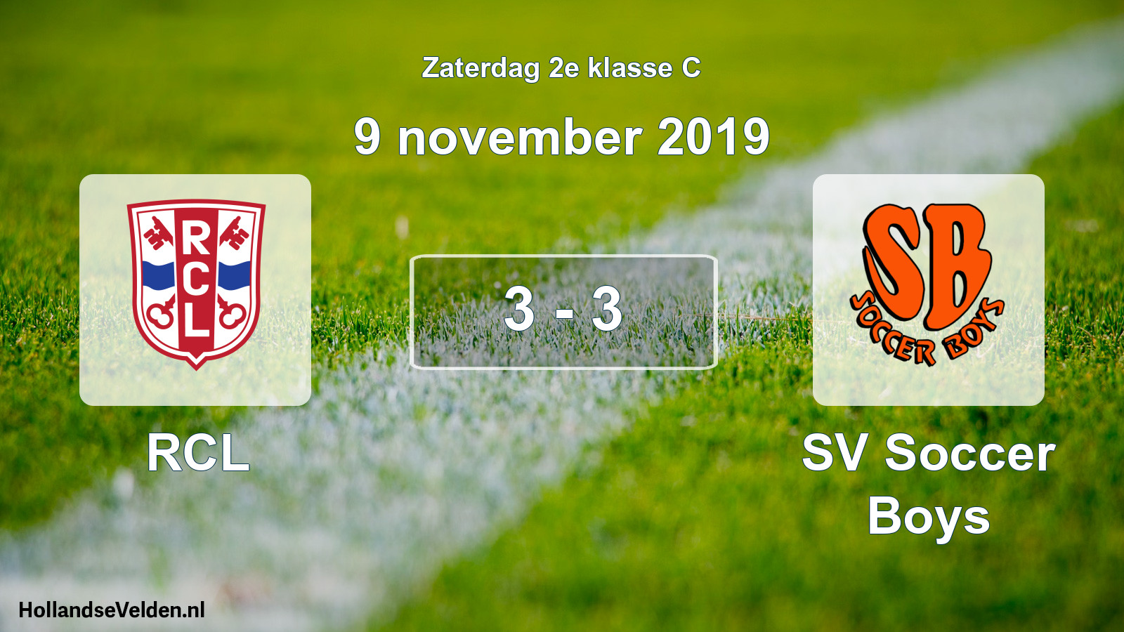 Total number of matches played: RCL - SV Soccer Boys 3 - 3 (9 November 2019)