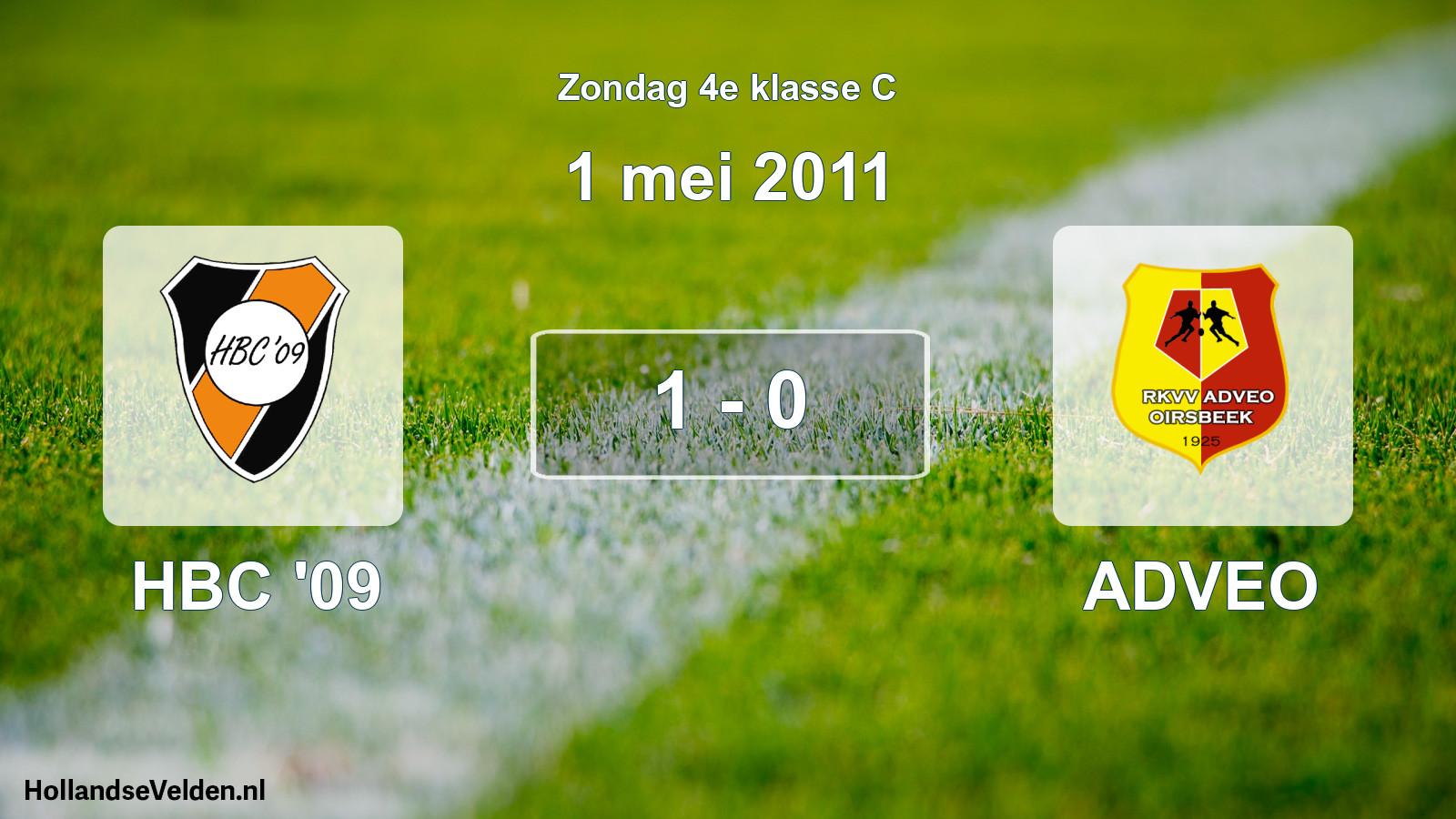 Total number of matches played: HBC '09 - ADVEO 1 - 0 (1 May 2011)