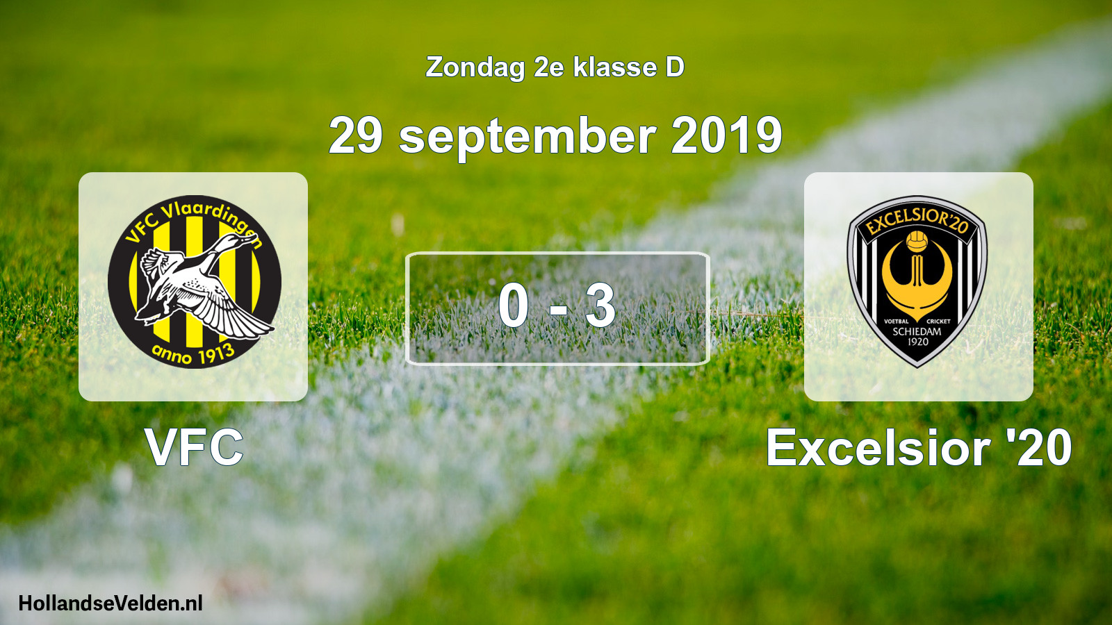 Total number of matches played: VFC - Excelsior '20 0 - 3 (29 September 2019)