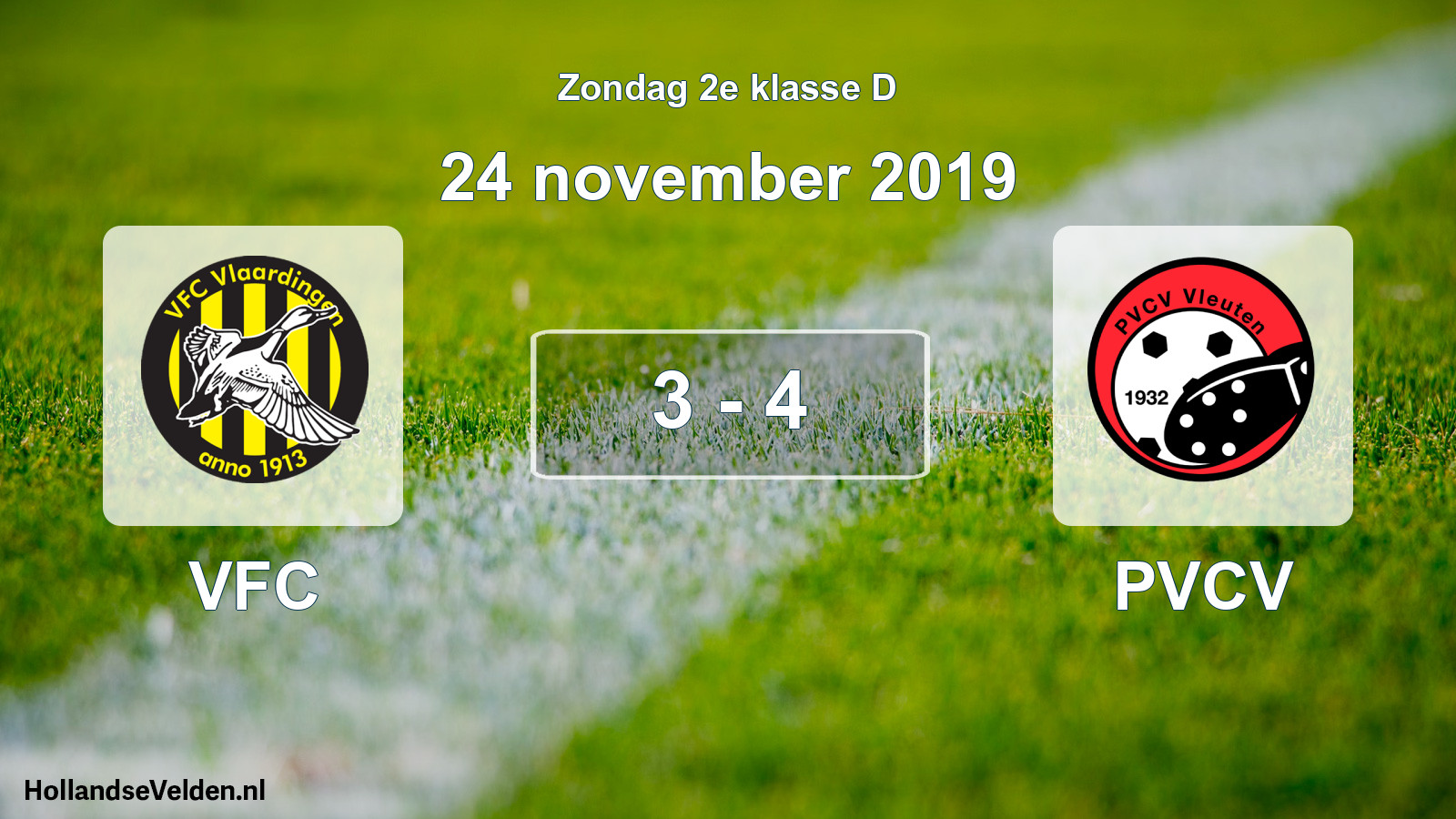 Total number of matches played: VFC - PVCV 3 - 4 (24 November 2019)