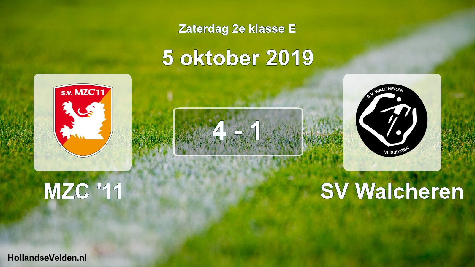 Total number of matches played: MZC '11 - SV Walcheren 4 - 1 (5 October 2019)