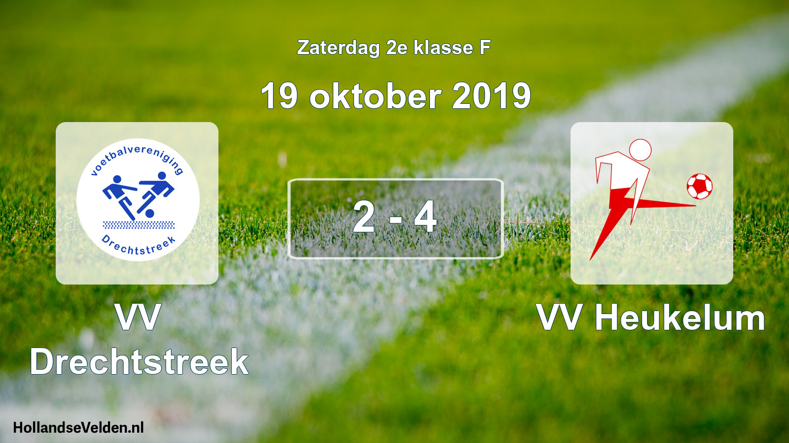 Total number of matches played: VV Drechtstreek - VV Heukelum 2 - 4 (19 October 2019)