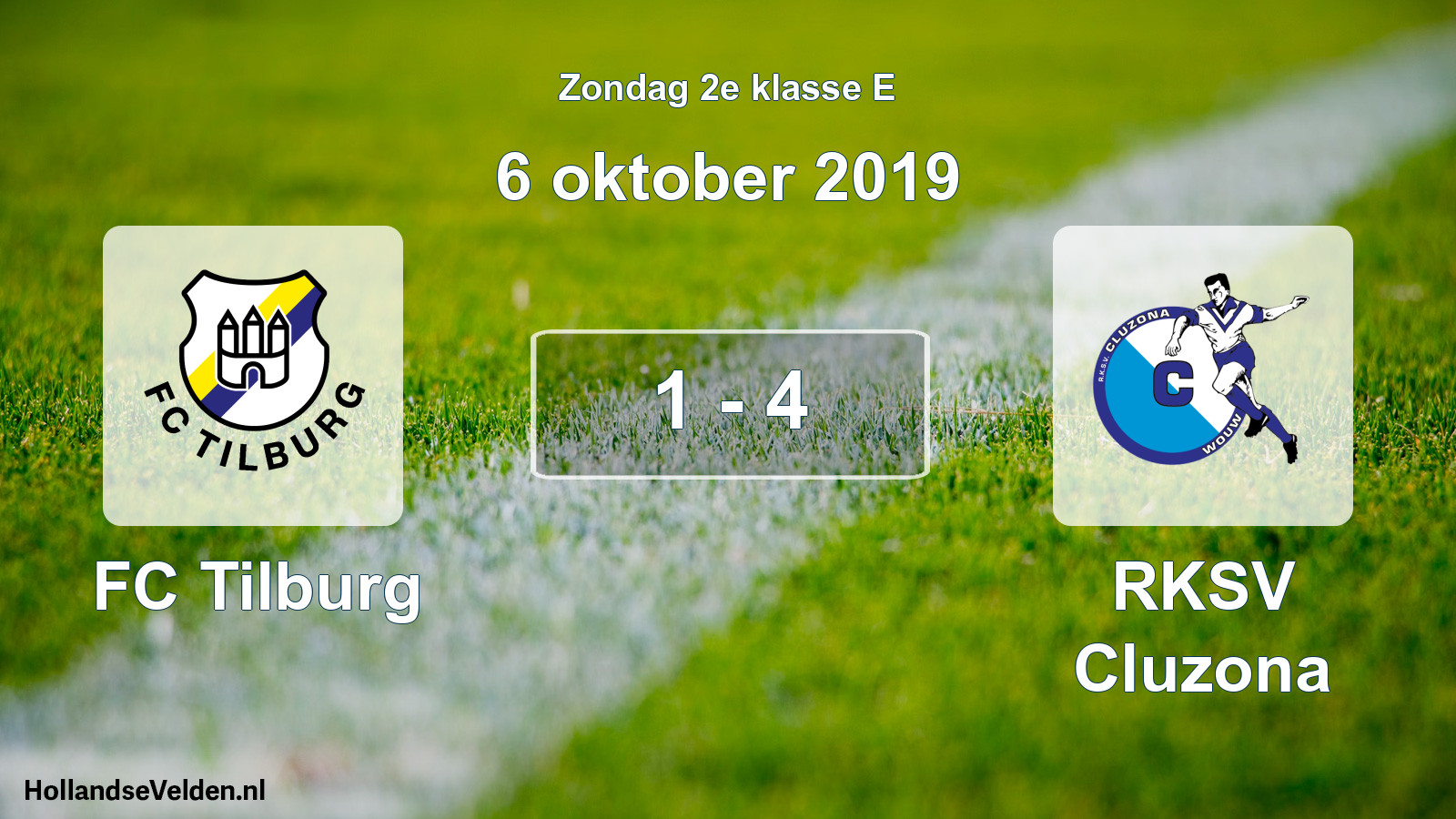 Total number of matches played: FC Tilburg - RKSV Cluzona 1 - 4 (6 October 2019)