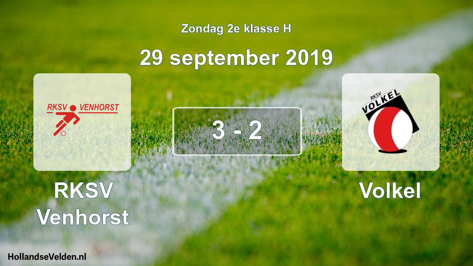 Total number of matches played: RKSV Venhorst - Volkel 3 - 2 (29 September 2019)