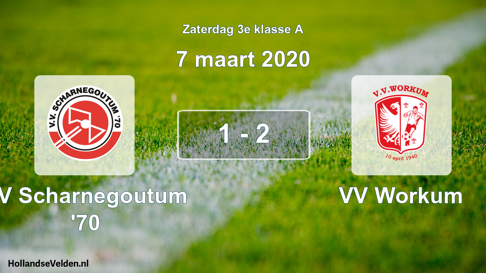 Total number of matches played: VV Scharnegoutum '70 - VV Workum 1 - 2 (7 March 2020)