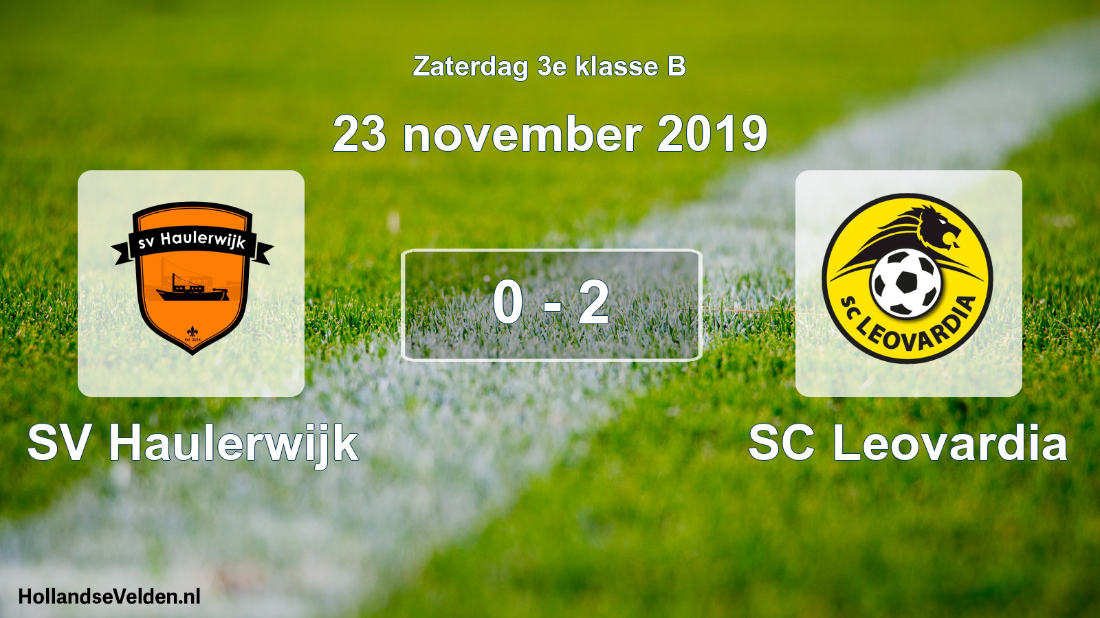Total number of matches played: SV Haulerwijk - SC Leovardia 0 - 2 (23 November 2019)