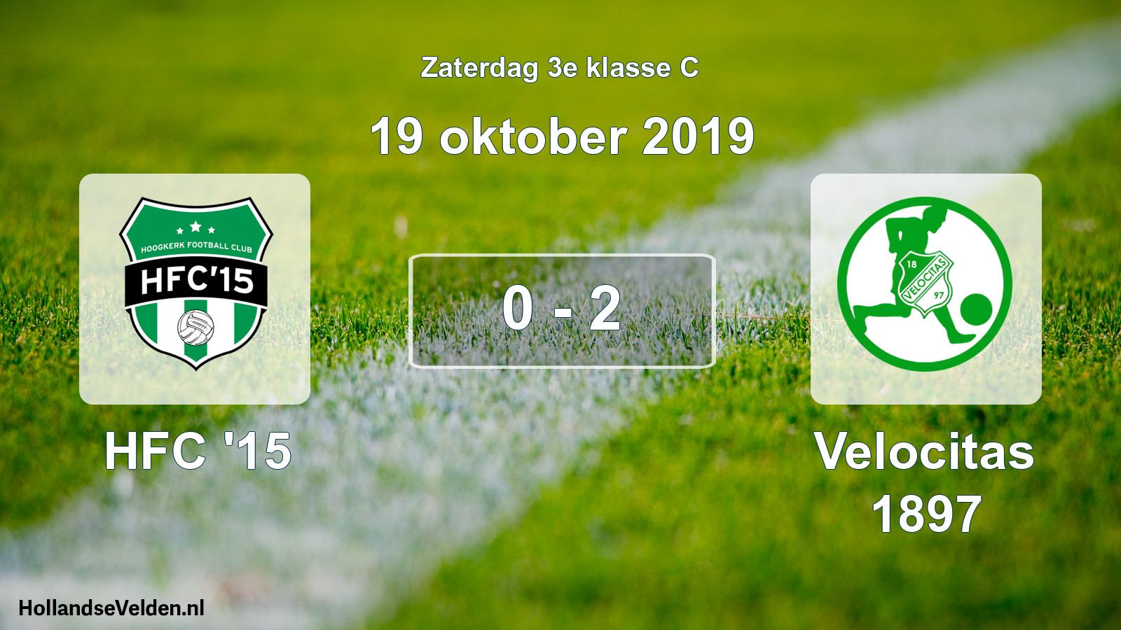 Total number of matches played: HFC '15 - Velocitas 1897 0 - 2 (19 October 2019)