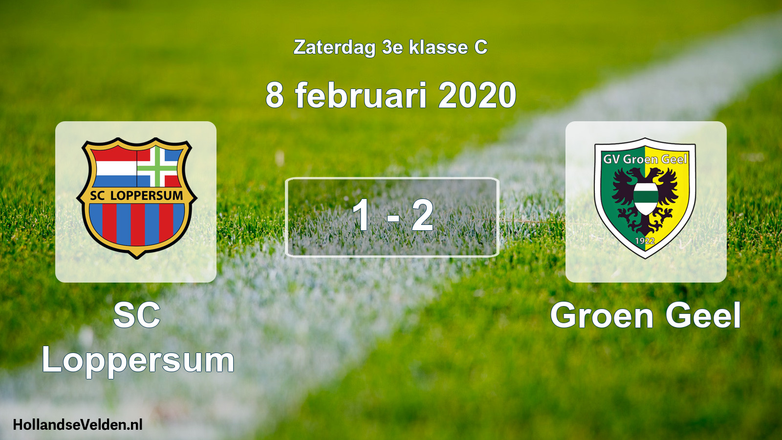 Total number of matches played: SC Loppersum - Groen Geel 1 - 2 (8 February 2020)